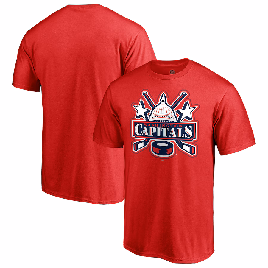 Men's Washington Capitals Red Special Edition Secondary Logo T-Shirt - Ujersey NFL Shop