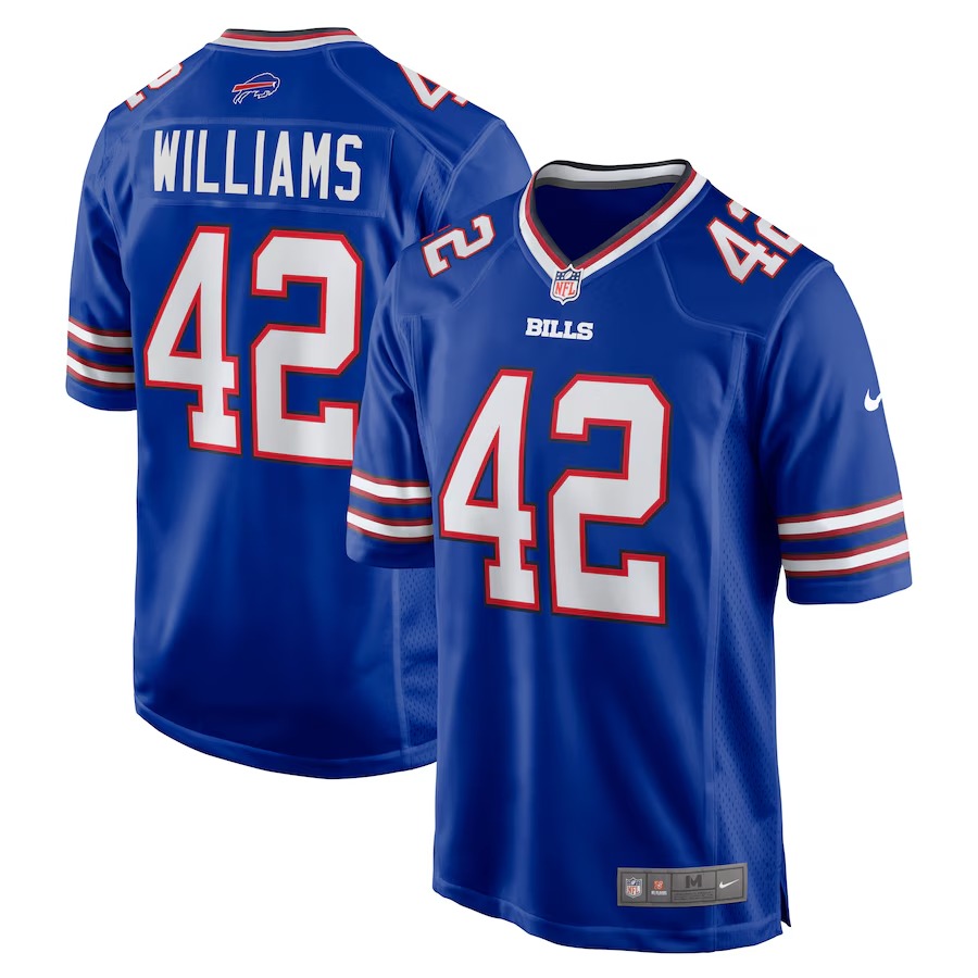 Men's Buffalo Bills Dorian Williams Nike Royal Home Game Jersey - Ujersey NFL Shop
