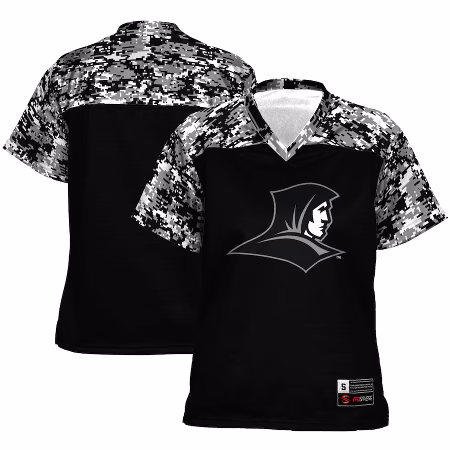 Women's GameDay Greats Black Providence Friars Camo Football Jersey - Ujersey NFL Shop