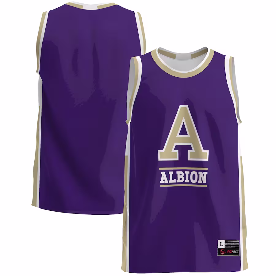 Albion Britons GameDay Greats  Lightweight Basketball Jersey - Purple - Ujersey