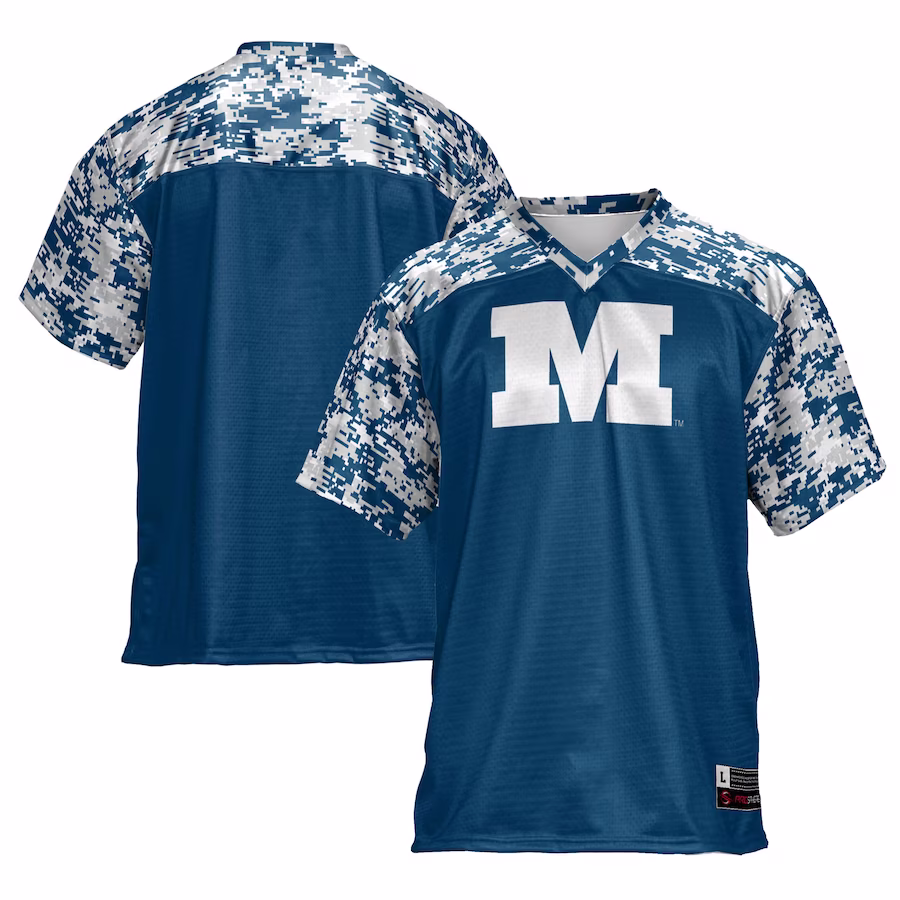Millikin Big Blue GameDay Greats Football Jersey - Blue - Ujersey