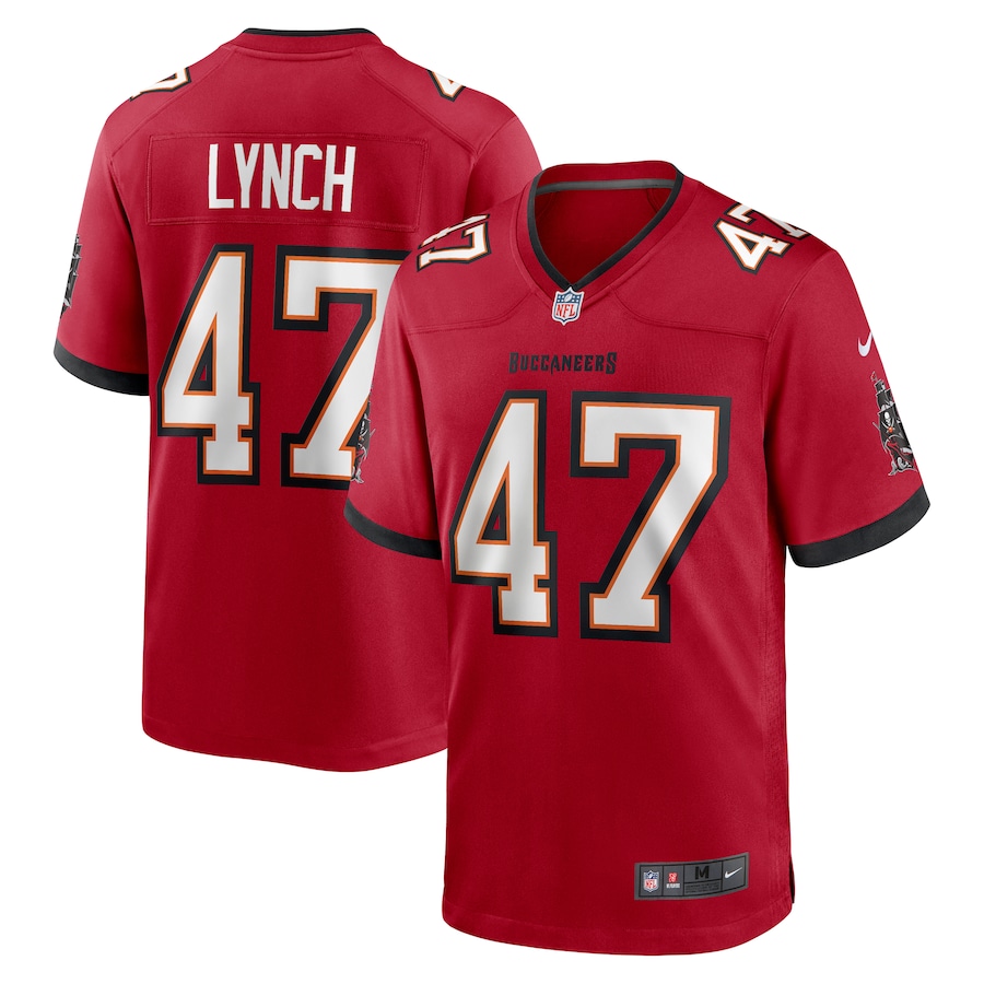 Men's Tampa Bay Buccaneers John Lynch Nike Red Retired Player Game Jersey - Ujersey NFL Shop