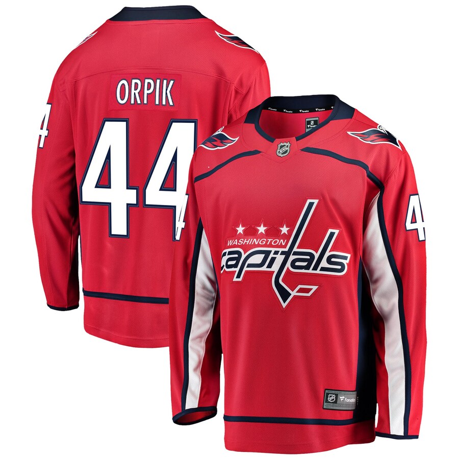 Men's Washington Capitals Brooks Orpik Fanatics Branded Red Breakaway Home Player Jersey - Ujersey NFL Shop