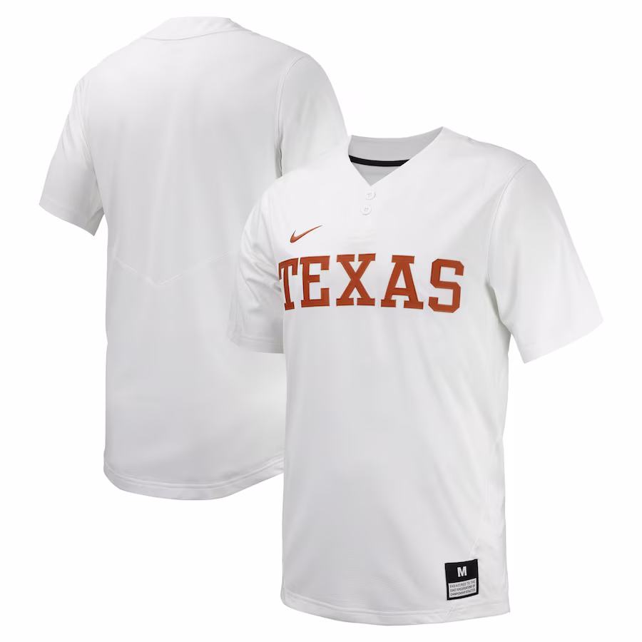 Texas Longhorns Nike Unisex Replica Softball Jersey - White - Ujersey NFL Shop
