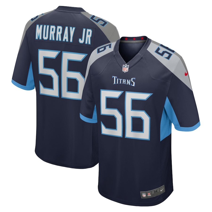 Men's Tennessee Titans Kenneth Murray Jr. Nike Navy Game Jersey - Ujersey