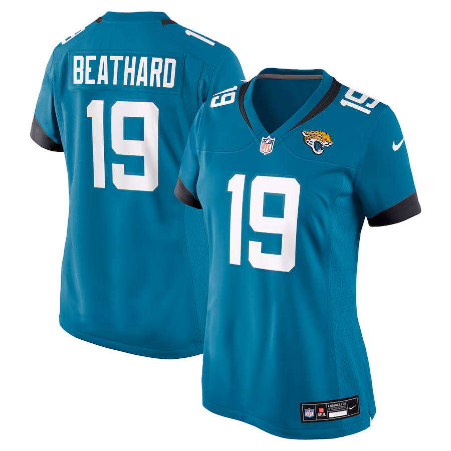 Women's Jacksonville Jaguars C.J. Beathard Nike Teal Game Jersey - Ujersey NFL Shop