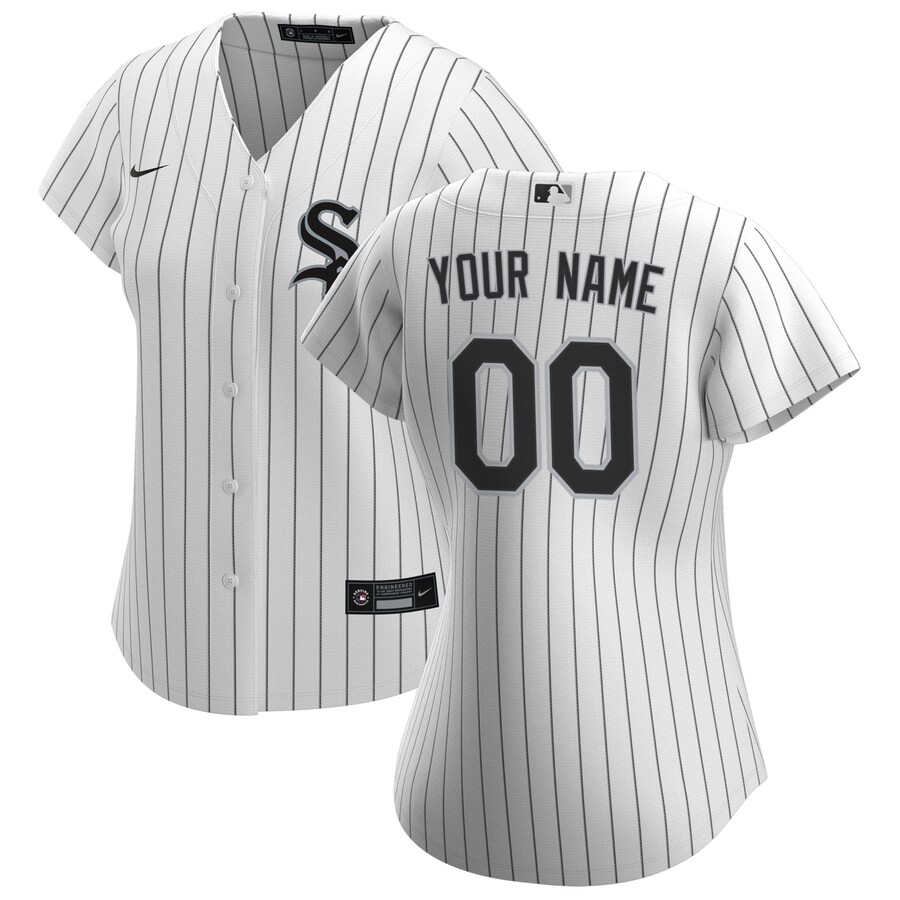 Women's Chicago White Sox Nike White Home Replica Custom Jersey - Ujersey NFL Shop
