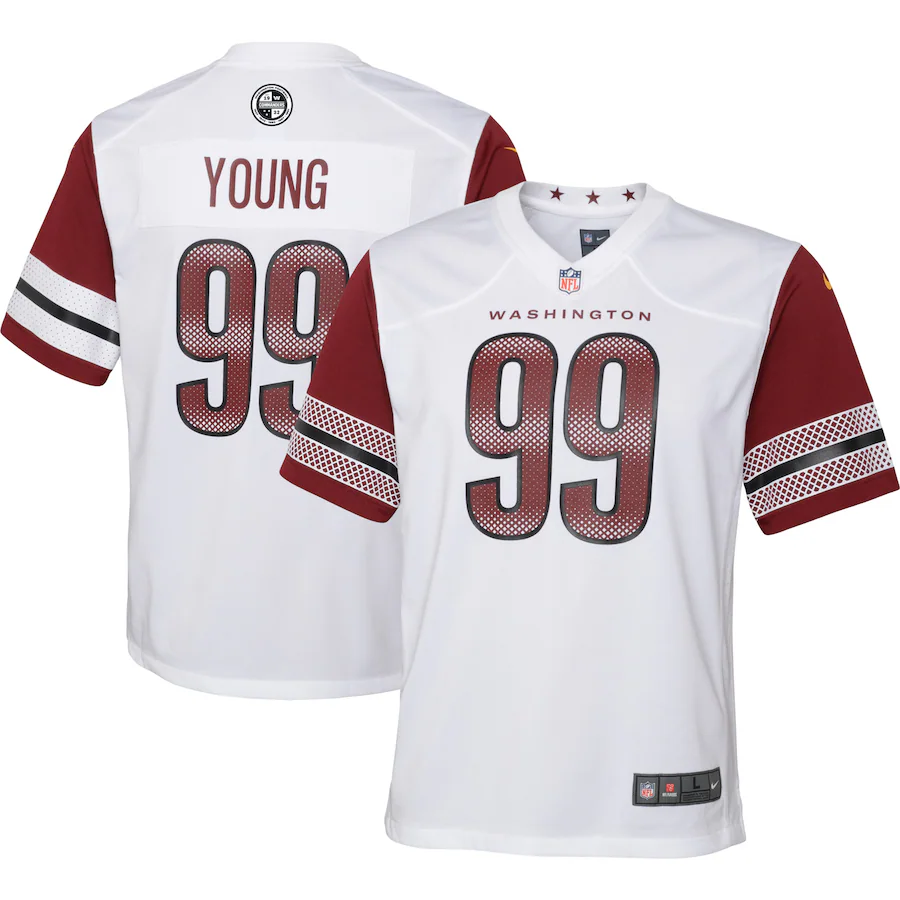 Youth Washington Commanders Chase Young Nike White Game Jersey - Ujersey NFL Shop