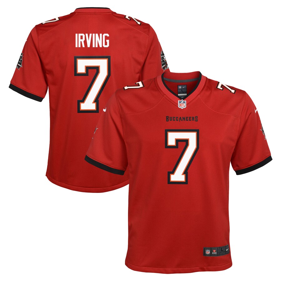 Youth Tampa Bay Buccaneers Bucky Irving Nike Red Game Jersey - Ujersey NFL Shop