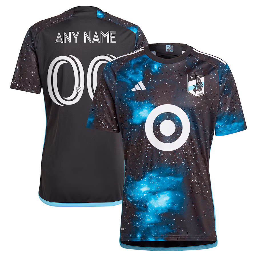 Men's Minnesota United FC  adidas Black 2024 Starry Night Replica Custom Jersey - Ujersey NFL Shop