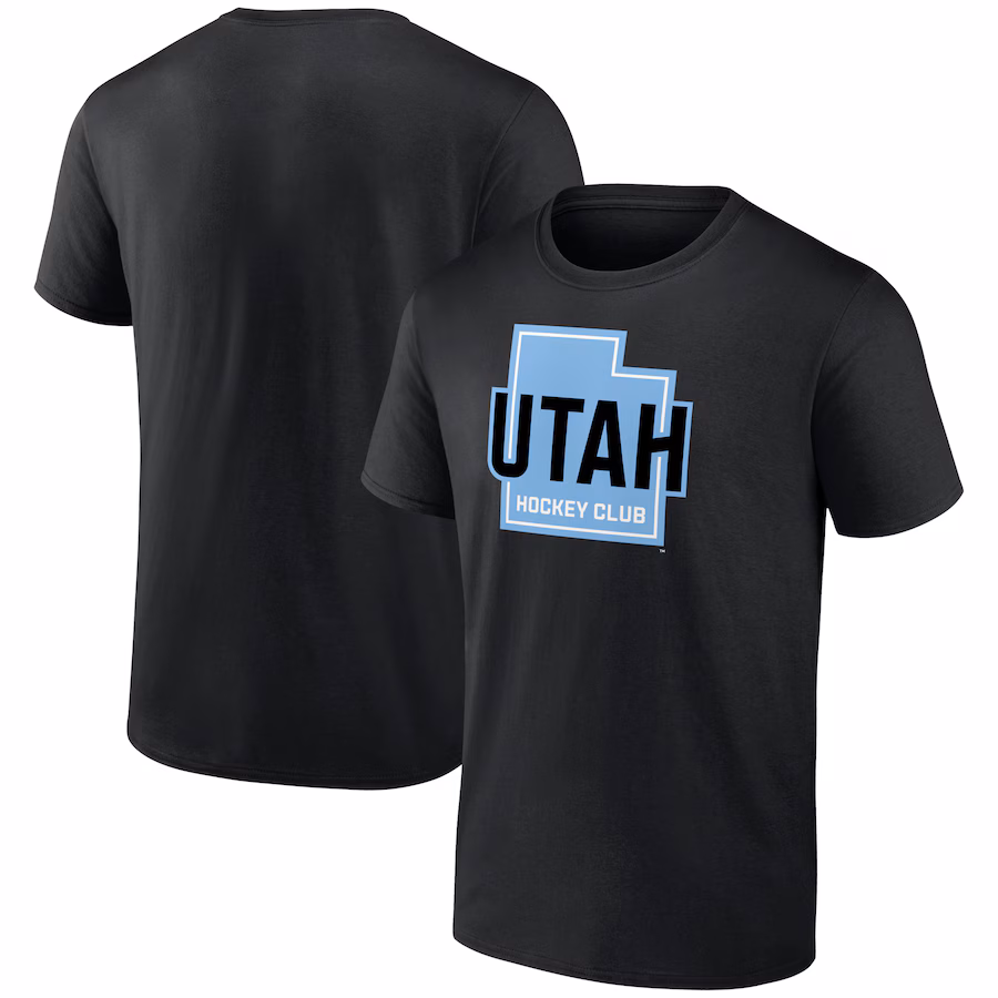 Men's Utah Hockey Club Black Tertiary T-Shirt - Ujersey NFL Shop
