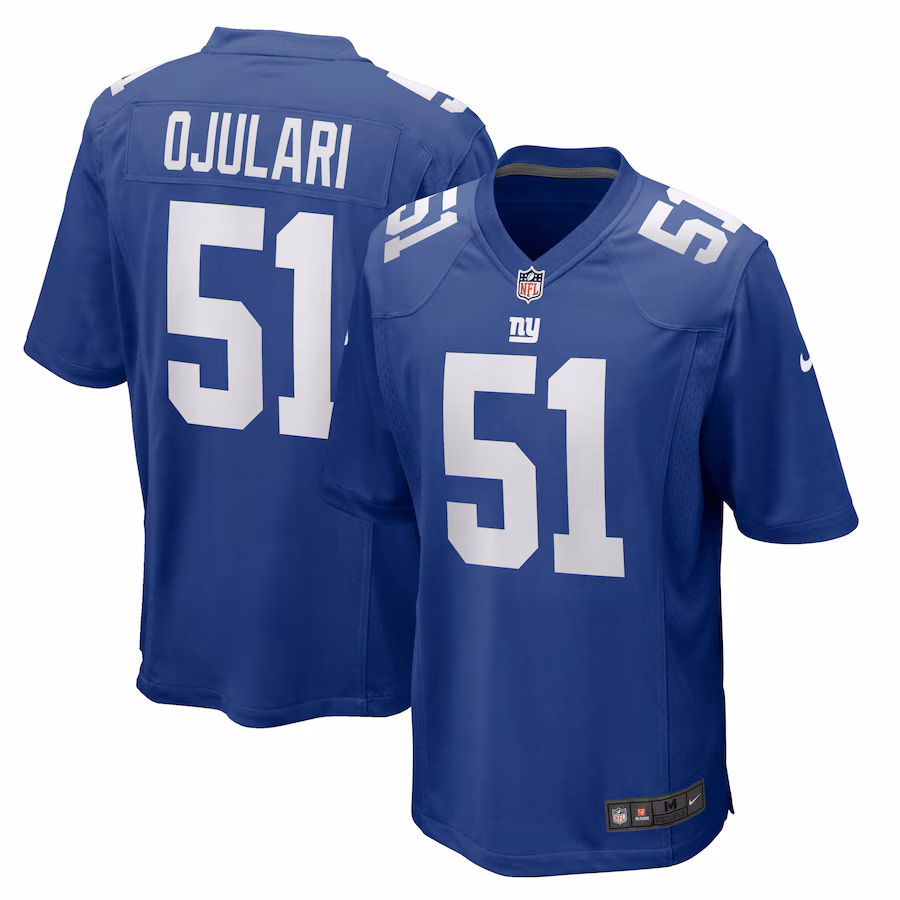 Men's New York Giants Azeez Ojulari Nike Royal Game Jersey - Ujersey NFL Shop