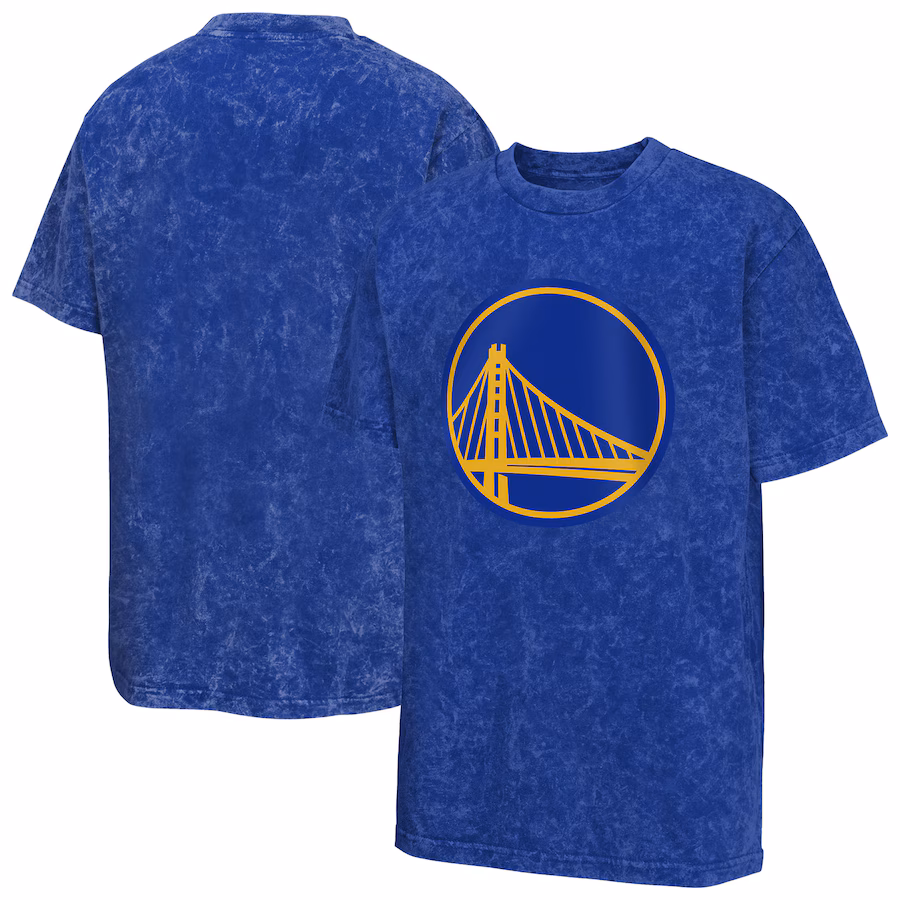 Youth Golden State Warriors  Royal Rugged Defense T-Shirt - Ujersey