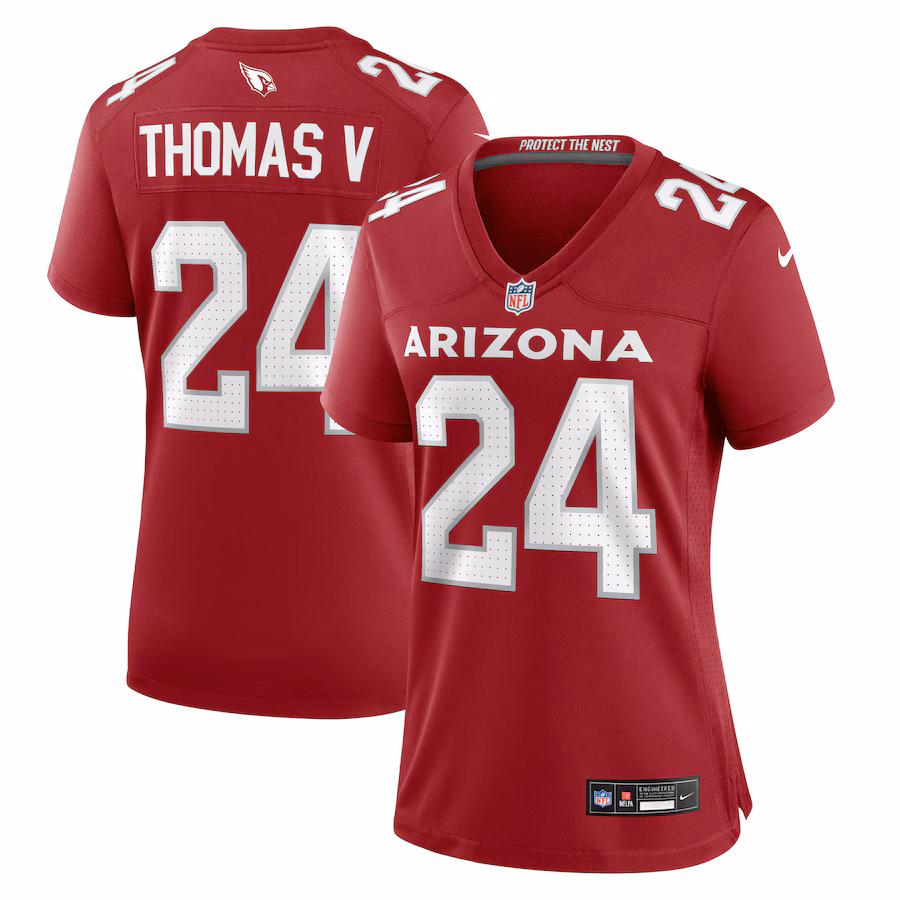 Women's Arizona Cardinals Starling Thomas V Nike  Cardinal Team Game Jersey - Ujersey