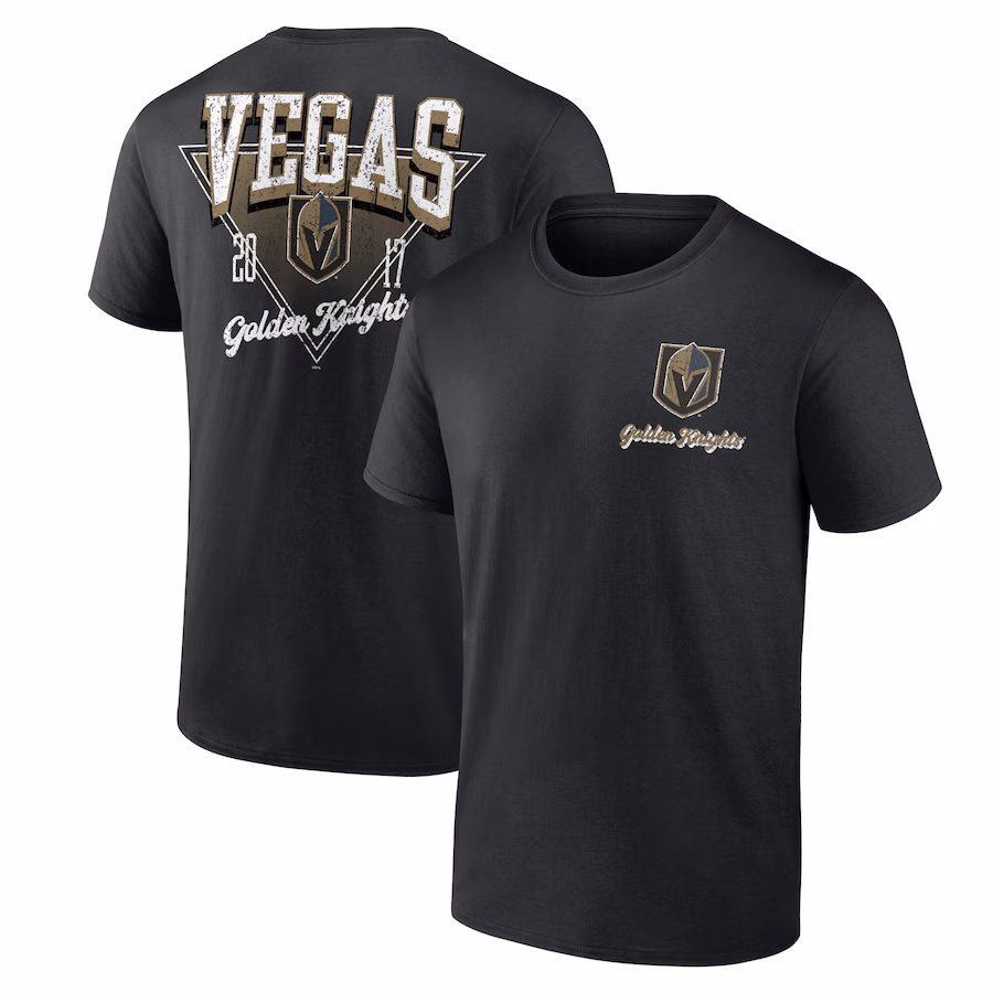 Men's Vegas Golden Knights Black Never Over T-Shirt - Ujersey NFL Shop