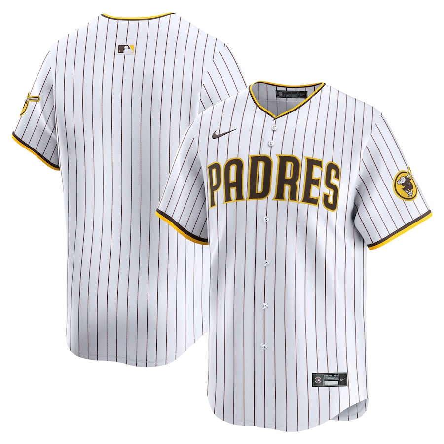 Men's San Diego Padres Nike White Home Limited Jersey - Ujersey