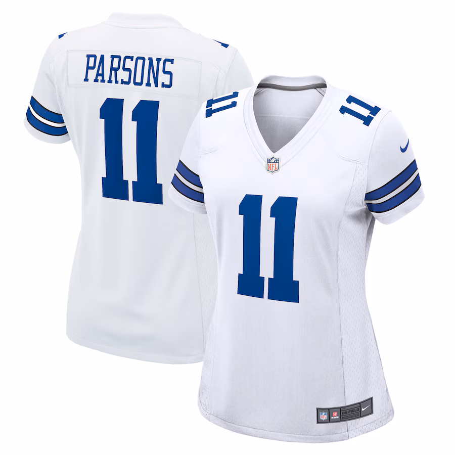 Women's Dallas Cowboys Micah Parsons Nike White Game Player Jersey - Ujersey NFL Shop