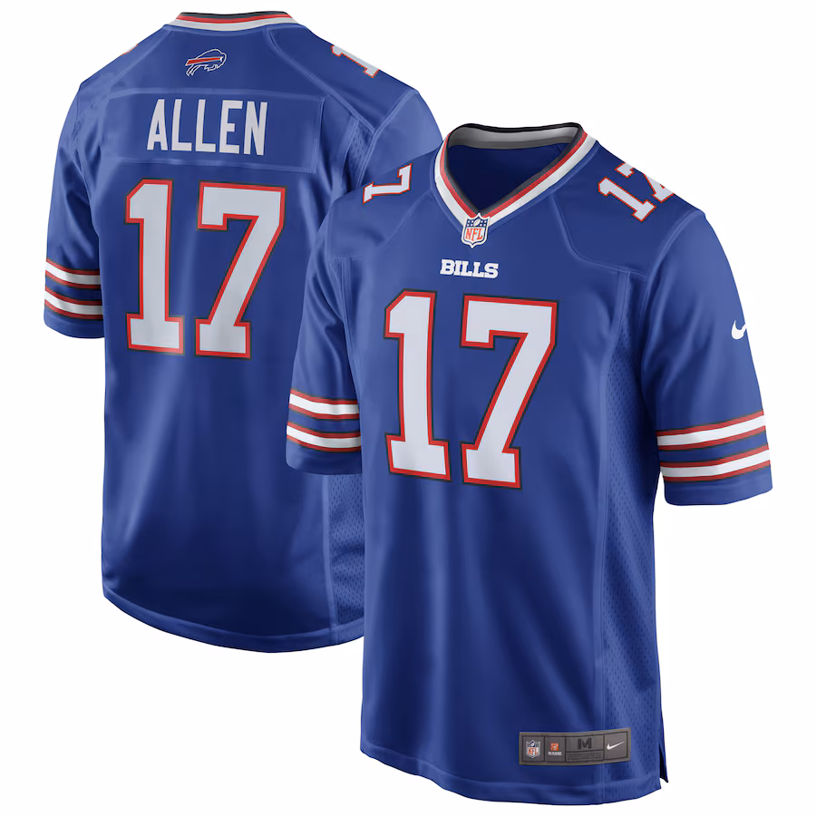 Men's Buffalo Bills Josh Allen Nike Royal Team Game Player Jersey - Ujersey NFL Shop