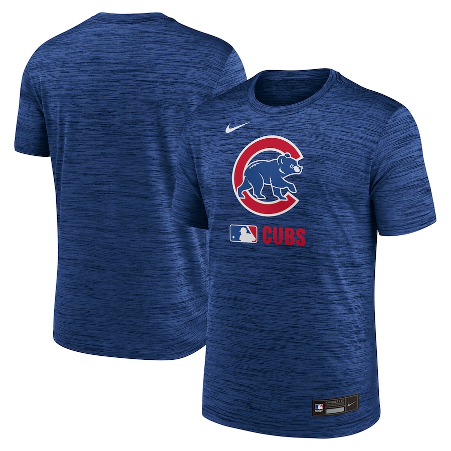 Men's Chicago Cubs Nike Royal Authentic Collection Velocity Performance Practice T-Shirt - Ujersey NFL Shop