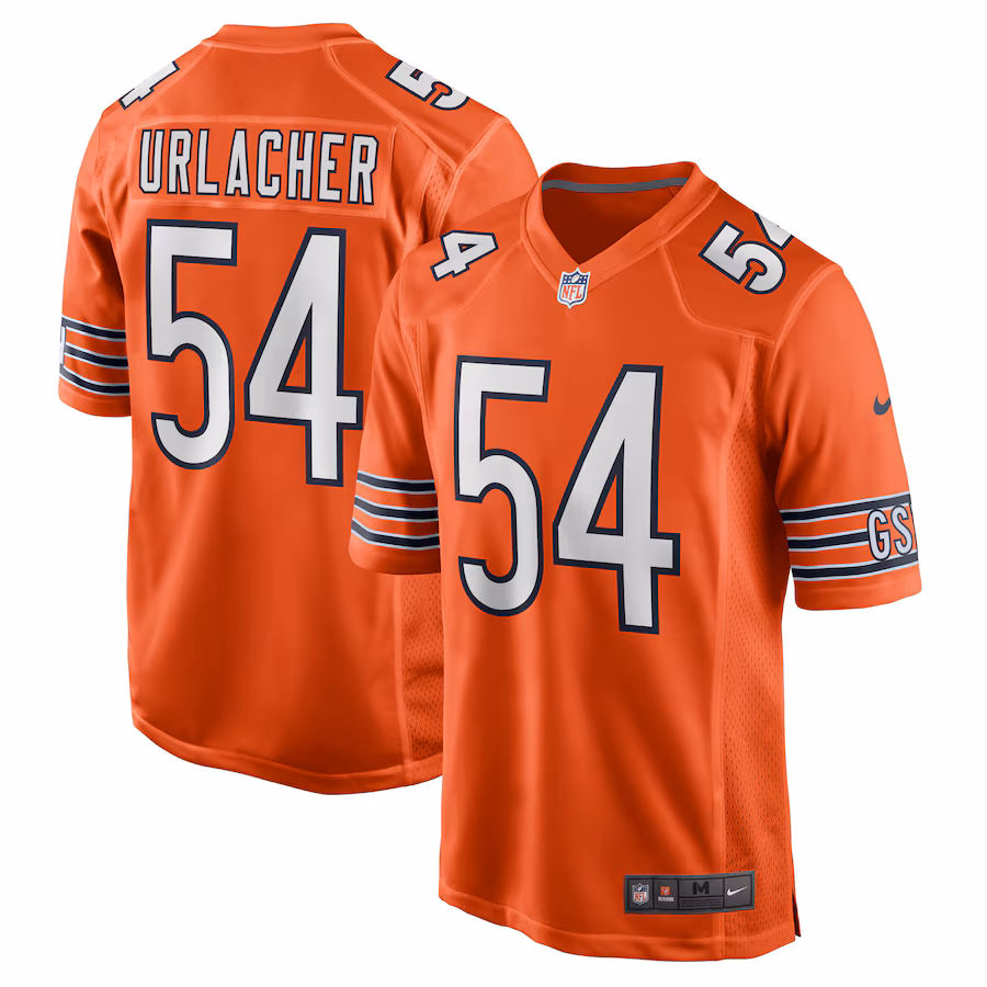 Men's Chicago Bears Brian Urlacher Nike Orange Retired Player Alternate Game Jersey - Ujersey NFL Shop