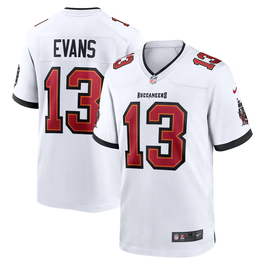 Men's Tampa Bay Buccaneers Mike Evans Nike  White White Game Jersey - Ujersey NFL Shop