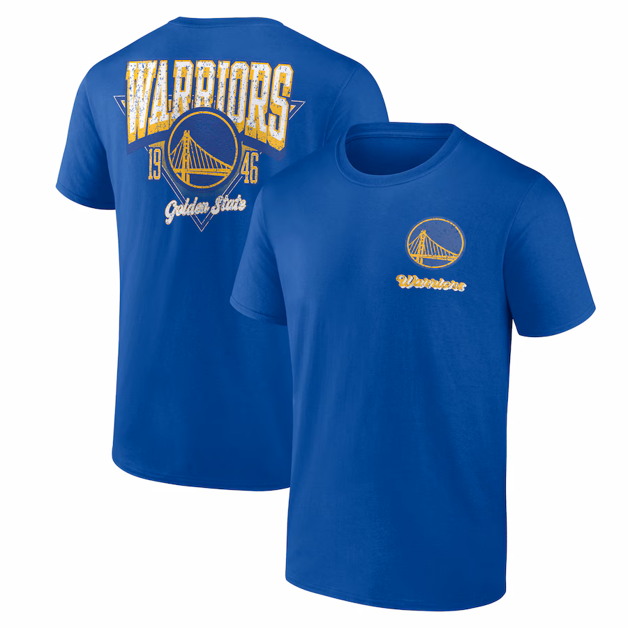 Men's Golden State Warriors Royal Never Over T-Shirt - Ujersey