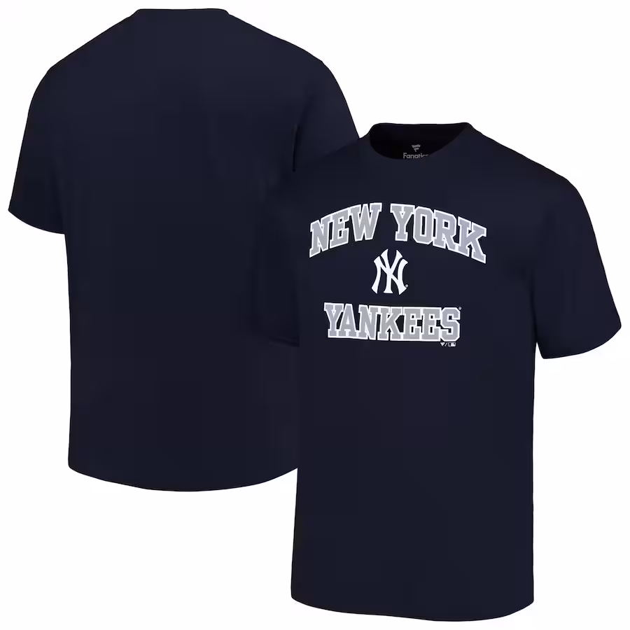Men's New York Yankees Profile Navy Big & Tall Heart & Soul T-Shirt - Ujersey