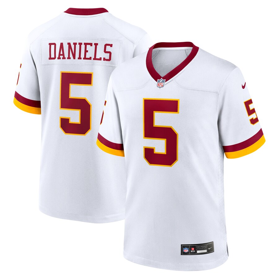 Men's Washington Commanders Jayden Daniels Nike White Game Super Bowl Era Jersey - Ujersey NFL Shop