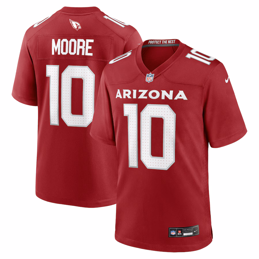 Men's Arizona Cardinals Chris Moore Nike Cardinal Team Game Jersey - Ujersey