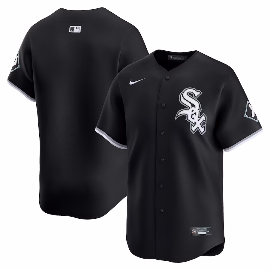 Men's Chicago White Sox  Nike Black  Alternate Limited Jersey - Ujersey NFL Shop