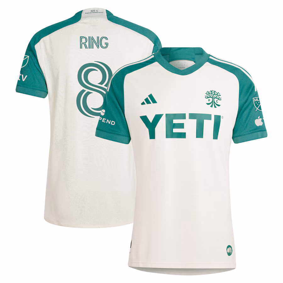 Men's Austin FC Alexander Ring adidas Tan 2024 The Armadillo Kit Authentic Player Jersey - Ujersey NFL Shop