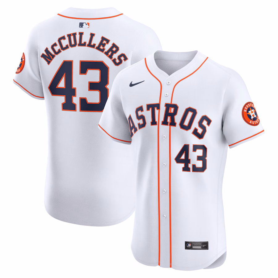 Men's Houston Astros Lance McCullers Jr. Nike White Home Elite Player Jersey - Ujersey