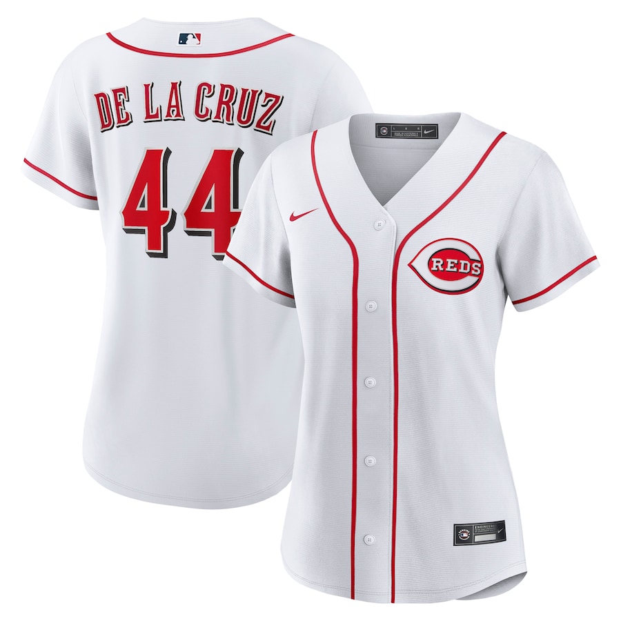 Women's Cincinnati Reds Elly De La Cruz Nike White Home Replica Jersey - Ujersey NFL Shop