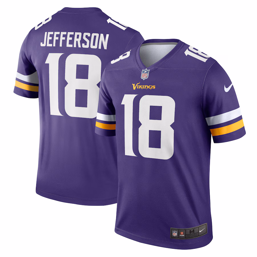 Men's Minnesota Vikings Justin Jefferson Nike Purple Legend Jersey - Ujersey NFL Shop