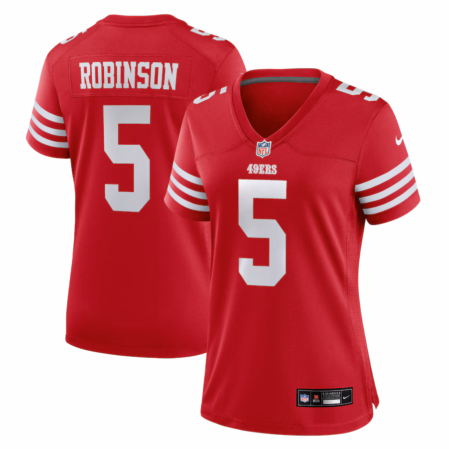Women's San Francisco 49ers Demarcus Robinson Nike Scarlet Team Game Jersey - Ujersey NFL Shop