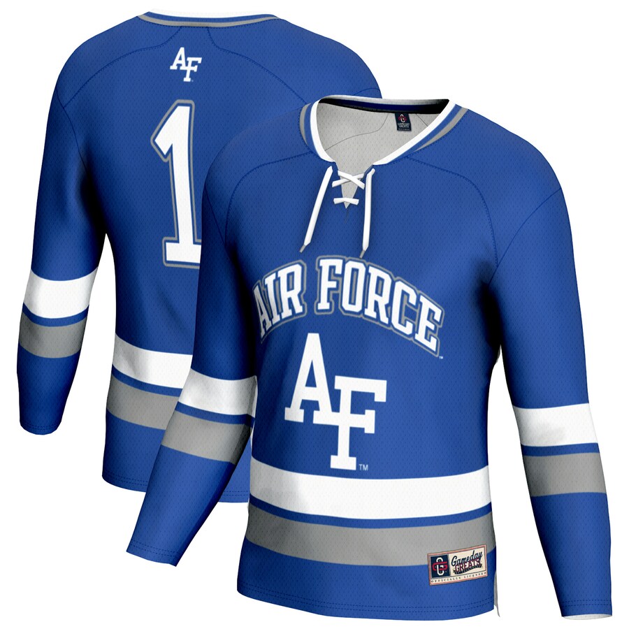 Youth GameDay Greats Royal Air Force Falcons Lightweight Fashion Men's Hockey Jersey - Ujersey NFL Shop