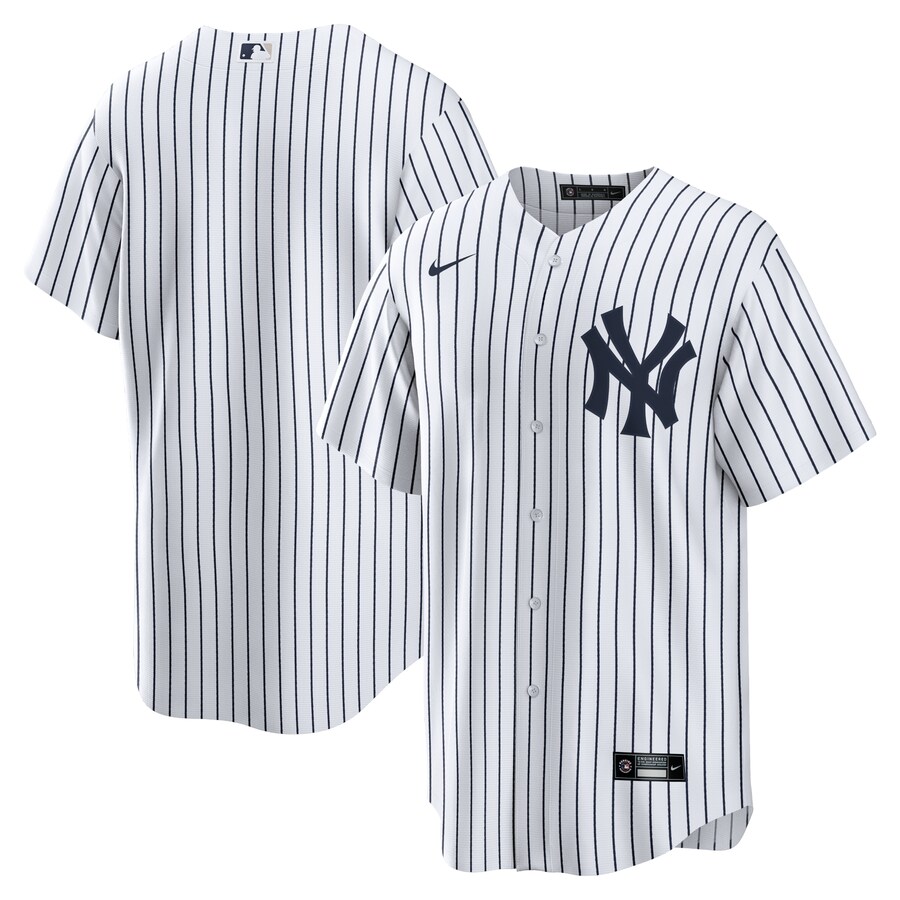 Men's New York Yankees Nike White Home Replica Team Jersey - Ujersey NFL Shop