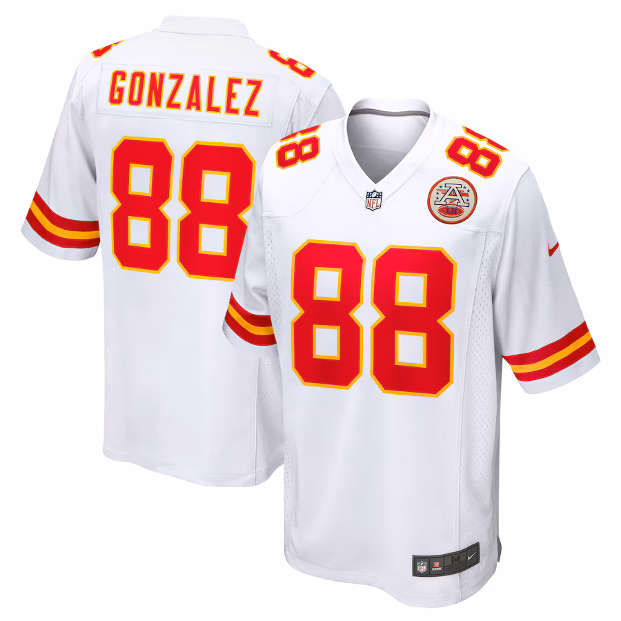 Men's Kansas City Chiefs Tony Gonzalez Nike White Retired Player Game Jersey - Ujersey NFL Shop