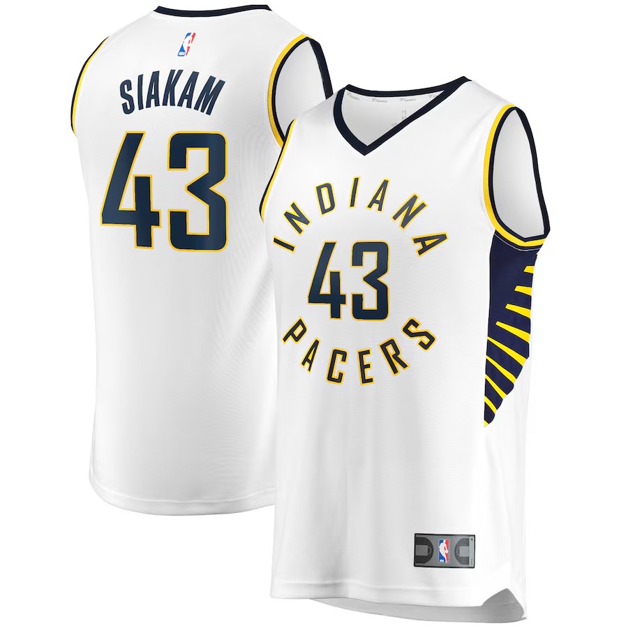 Men's Indiana Pacers Pascal Siakam Fanatics White Fast Break Player Jersey - Association Edition - Ujersey NFL Shop