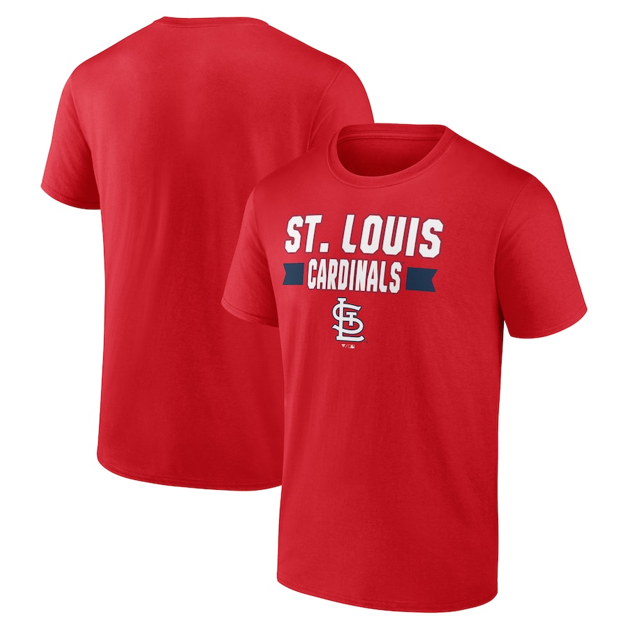 Men's St. Louis Cardinals Fanatics Red Close Victory T-Shirt - Ujersey