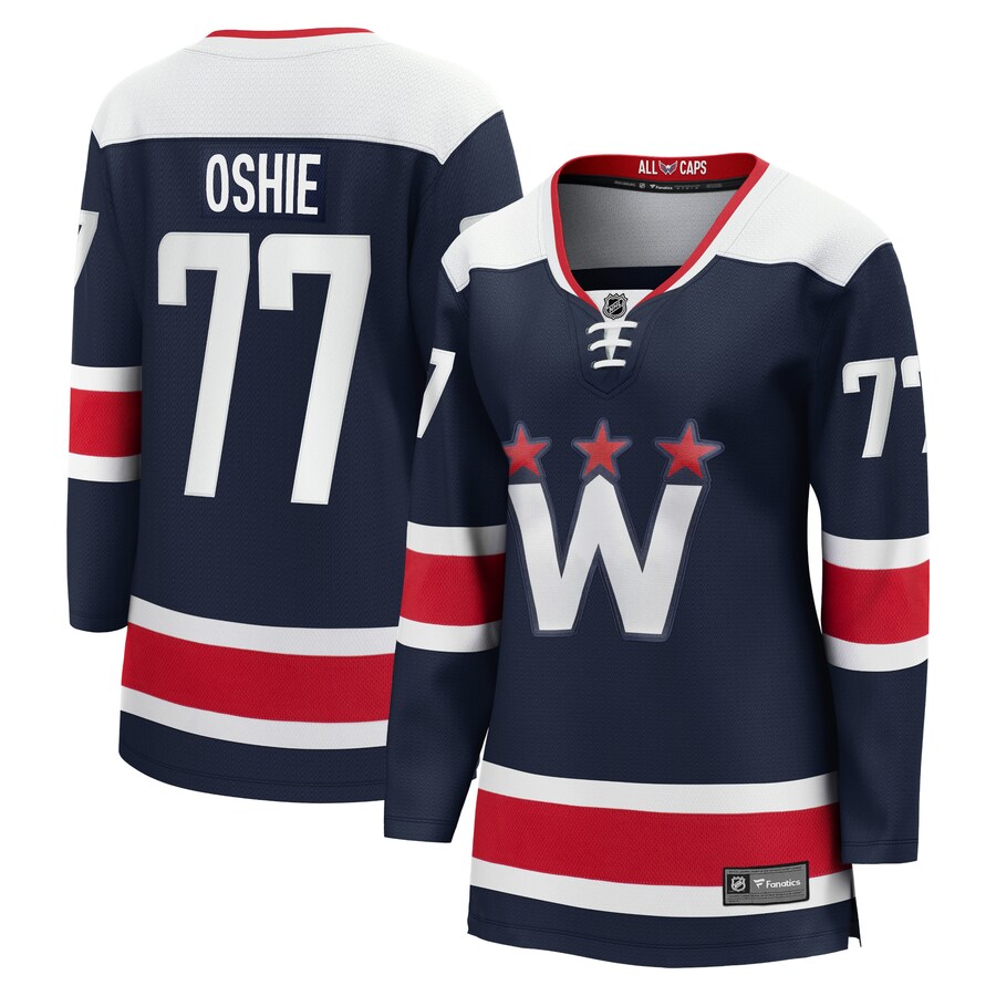Women's Washington Capitals TJ Oshie Fanatics Branded Navy 2020/21 Alternate Premier Breakaway Player Jersey - Ujersey NFL Shop