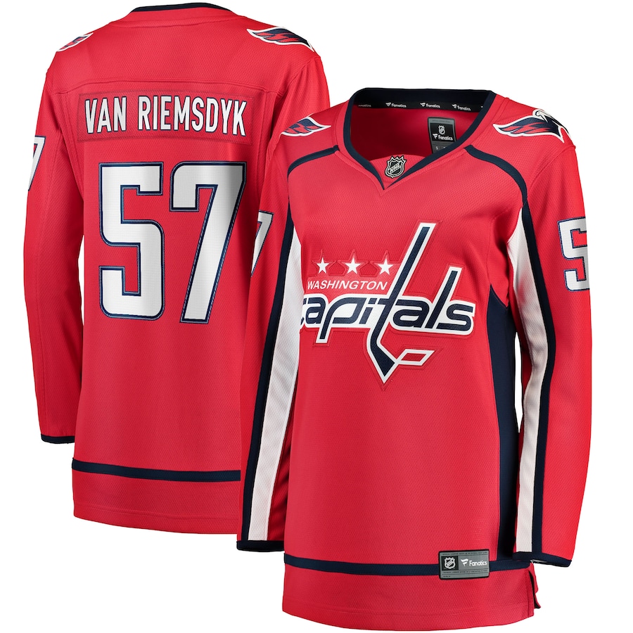Women's Washington Capitals Trevor van Riemsdyk Fanatics Red Home Breakaway Jersey - Ujersey NFL Shop