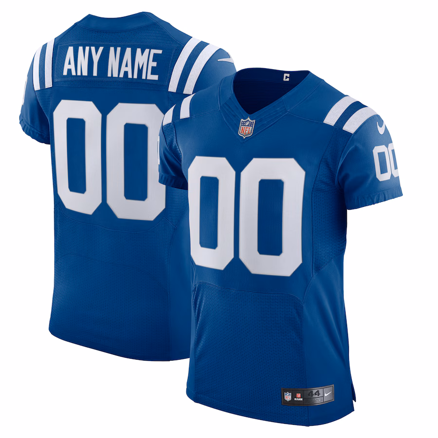Men's Indianapolis Colts Nike Royal Vapor Elite Custom Jersey - Ujersey NFL Shop