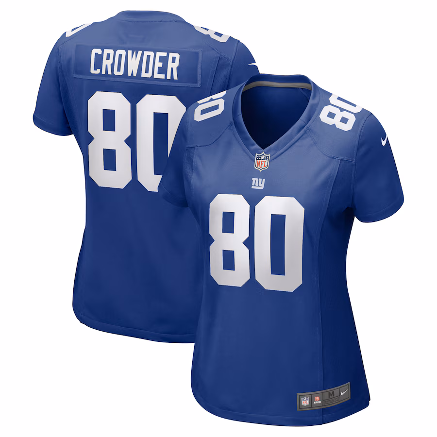 Women's New York Giants Jamison Crowder Nike Royal Game Jersey - Ujersey NFL Shop