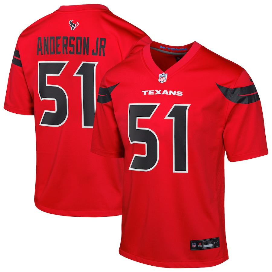 Youth Houston Texans Will Anderson Jr. Nike Red Game Jersey - Ujersey NFL Shop