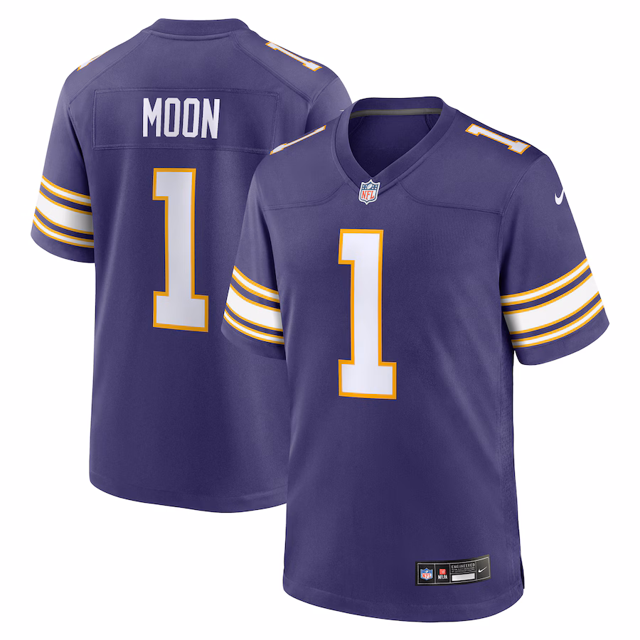 Men's Minnesota Vikings Warren Moon Nike Purple Classic Retired Player Game Jersey - Ujersey NFL Shop