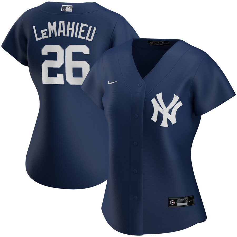 Women's New York Yankees DJ LeMahieu Nike Navy Alternate Replica Player Jersey - Ujersey NFL Shop