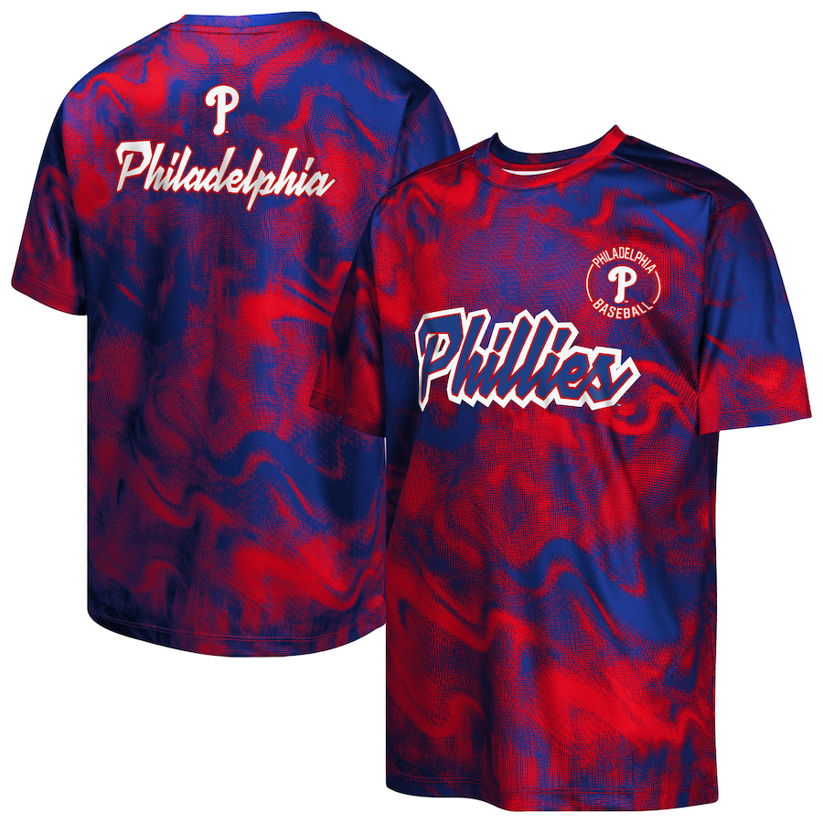 Youth Philadelphia Phillies Red/Royal Pinch Hitter T-Shirt - Ujersey NFL Shop