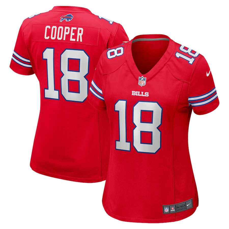 Women's Buffalo Bills Amari Cooper Nike Red 2nd Alternate Game Jersey - Ujersey NFL Shop