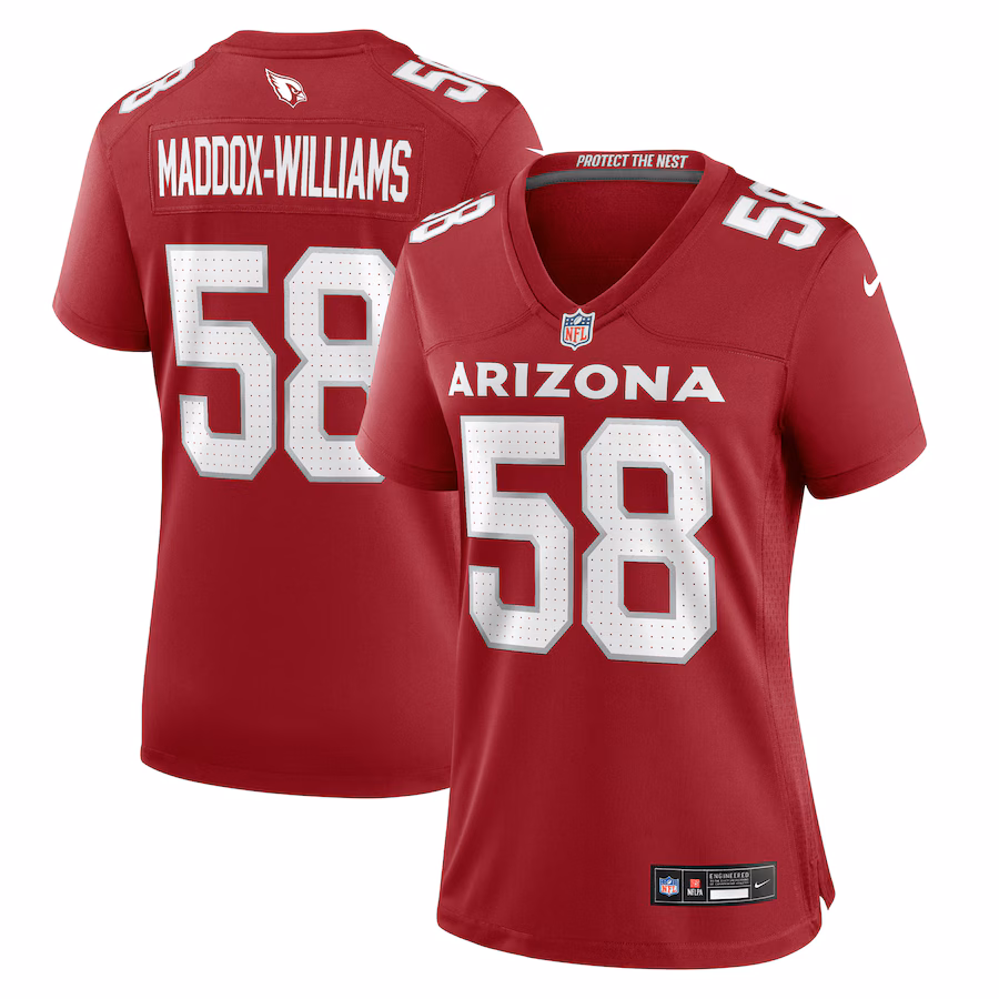 Women's Arizona Cardinals Tyreek Maddox-Williams Nike  Cardinal  Game Jersey - Ujersey